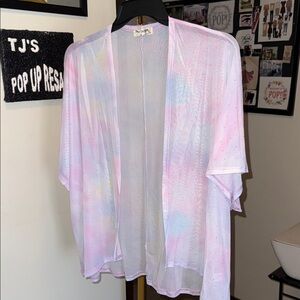 Bear Dance Lavender Sheer Cardigan